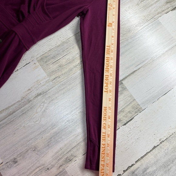 Athleta purple suedy lady long sleeve activewear dress size XSP - Picture 11 of 12